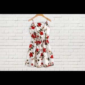 Floral Print Self Tie Cami Dress